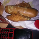 Illustration for article titled KFCs Double Down hot dog is a sausage wrapped in a fried chicken bun